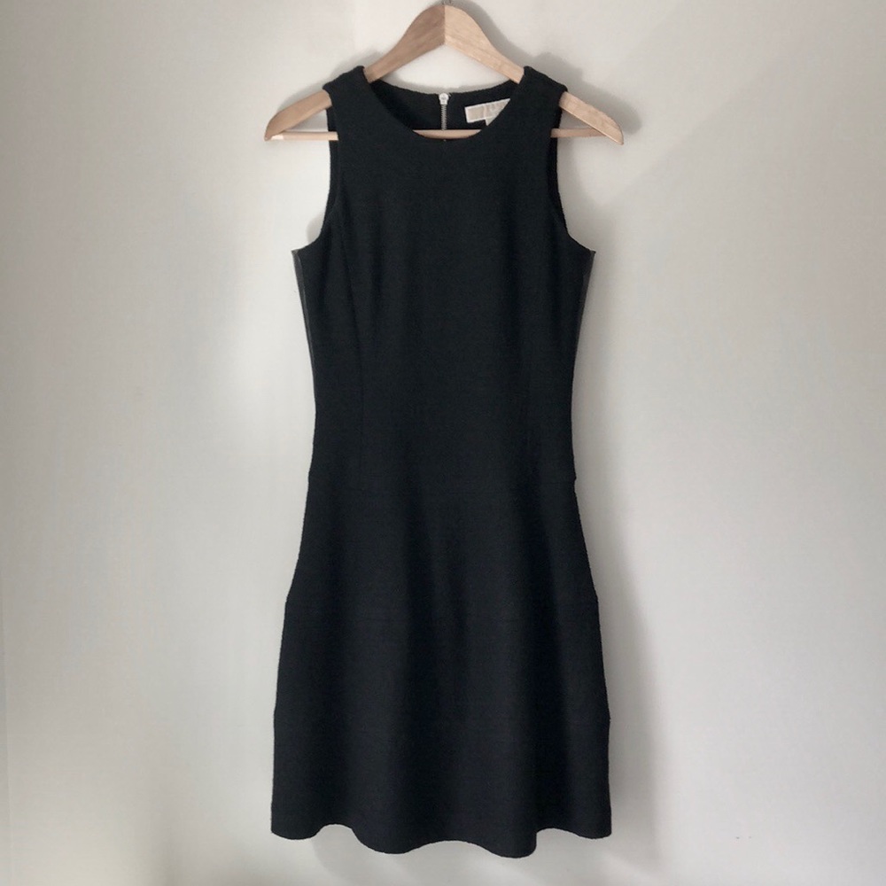Michael Kors Black Sleeveless Wool Dress - Picture 1 of 8